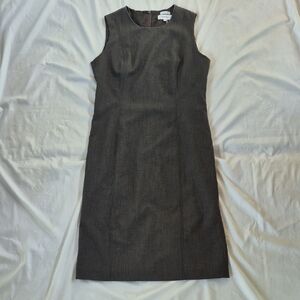 Calvin Klein Black Sheath Midi Dress